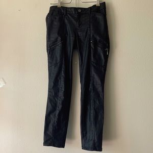 Faux leather skinny pants, White House black market , size 0